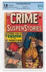 CRIME SUSPENSTORIES #22 APRIL-MAY 1954 CBCS 1.8 GOOD-.