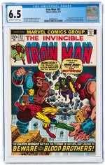 IRON MAN #55 FEBRUARY 1973 CGC 6.5 FINE+ (FIRST THANOS, DRAX THE DESTROYER & STARFOX).