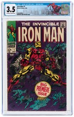 IRON MAN #1 MAY 1968 CGC 3.5 VG-.