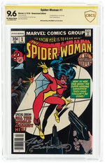 SPIDER-WOMAN #1 APRIL 1978 CBCS VERIFIED SIGNATURE 9.6 NM+.