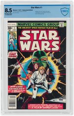 STAR WARS #1 JULY 1977 CBCS 8.5 VF+.