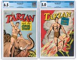 FOUR COLOR #134 & #161 CGC COMIC PAIR (TARZAN).