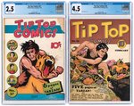 TIP TOP COMICS #27 & #34 CGC COMIC PAIR (TARZAN).