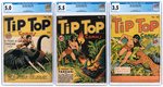 TIP TOP COMICS #39, #41 & #50 CGC COMIC LOT OF THREE (TARZAN).