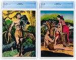 TARZAN #4 & #5 CGC COMIC PAIR.