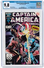 CAPTAIN AMERICA ANNUAL #8 1986 CGC 9.8 NM/MINT.