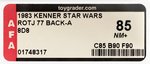 STAR WARS: RETURN OF THE JEDI - 8D8 77 BACK-A AFA 85 NM+.