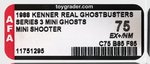 REAL GHOSTBUSTERS: MINI GHOSTS - MINI SHOOTER - BOO-ZOOKA WITH BOO-LETS SERIES 3 AFA 75 EX+/NM.