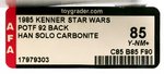 STAR WARS: POWER OF THE FORCE - HAN SOLO (IN CARBONITE CHAMBER) 92 BACK AFA 85 Y-NM+.