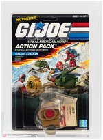 G.I. JOE: A REAL AMERICAN HERO - SERIES 6 ACTION PACK - RADAR STATION BACK AFA 80+ Y-NM.