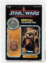 STAR WARS: POWER OF THE FORCE - WICKET W. WARRICK 92 BACK AFA 85 NM+ (CLEAR BLISTER).