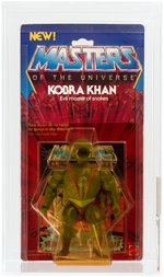 MASTERS OF THE UNIVERSE - KOBRA KHAN SERIES 3/12 BACK AFA 70 Y-EX+.