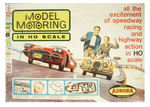 "AURORA MODEL MOTORING IN H-O SCALE" RACING SET.