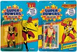 SUPER POWERS TYR & FIRESTORM FIGURES CARDED PAIR.