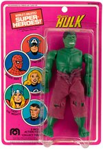 MEGO "WORLD'S GREATEST SUPER-HEROES" THE INCREDIBLE HULK ACTION FIGURE ON CARD.