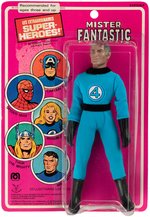 MEGO "WORLD'S GREATEST SUPER-HEROES" MISTER FANTASTIC FRENCH ISSUE FIGURE ON PIN PIN TOYS CARD.