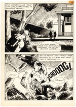 HERO-MAN COMPLETE COMIC BOOK STORY ORIGINAL ART.