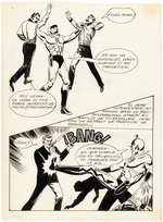 HERO-MAN COMPLETE COMIC BOOK STORY ORIGINAL ART.