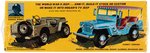 MPC HOGAN'S HEROES WORLD WAR II JEEP FACTORY SEALED MODEL KIT IN BOX.