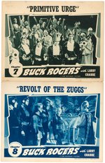 BUCK ROGERS MOVIE SERIAL CHAPTERS 7 & 8 LOBBY CARD LOT.