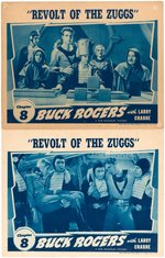 BUCK ROGERS MOVIE SERIAL CHAPTERS 7 & 8 LOBBY CARD LOT.