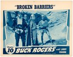 BUCK ROGERS MOVIE SERIAL CHAPTERS 10 & 11 LOBBY CARD TRIO.