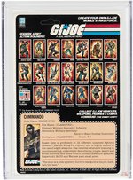 G.I. JOE: A REAL AMERICAN HERO - SNAKE EYES SERIES 2/20 BACK AFA 80 NM.