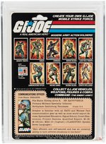 G.I. JOE: A REAL AMERICAN HERO - BREAKER SERIES 1/9 BACK AFA 70 Y-EX+ (COBRA COMMANDER OFFER - STRAIGHT ARM).
