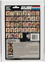 G.I. JOE: A REAL AMERICAN HERO - LEATHERNECK SERIES 5/36 BACK AFA 85 NM+.