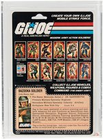 G.I. JOE: A REAL AMERICAN HERO - ZAP SERIES 1/11 BACK AFA 70 EX+ (STRAIGHT ARM).