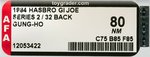 G.I. JOE: A REAL AMERICAN HERO - GUNG-HO SERIES 2/32 BACK AFA 80 NM.