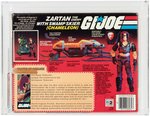 G.I. JOE - ZARTAN THE ENEMY WITH SWAMP SKIER (CHAMELEON) SERIES 3 AFA 80+ Q-NM (SCHIZO FILE CARD).