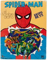 SPIDER-MAN CARTOON COMPLETE FHER SPANISH CARD ALBUM.