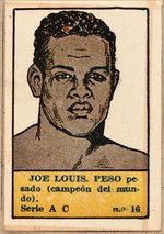 1941 SPANISH BOXING CARD ALBUM SET OF THREE.