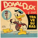 DONALD DUCK AND HIS ANTICS BOXED SPANISH 2-IN-1 GAME.