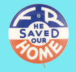 SCARCE SLOGAN "FR-HE SAVED OUR HOME."