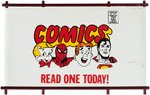 COMICS - READ ONE TODAY! WIRE COMIC BOOK SALES RACK.