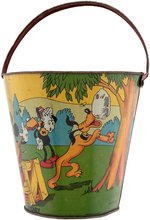 RARE SPANISH VERSION MICKEY MOUSE PICNIC SAND PAIL.