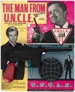 MAN FROM U.N.C.L.E. LONE STAR ENGLAND, MAUSER STYLE CAP PISTOL WITH CARD.