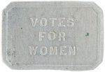 WOMEN'S SUFFRAGE MONEY "POLITICAL EQUALITY ASSOCIATION 5 CENTS" NEW YORK TOKEN.