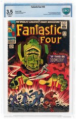 FANTASTIC FOUR #49 APRIL 1966 CBCS 3.5 VG- (FIRST FULL GALACTUS).