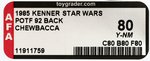 STAR WARS: POWER OF THE FORCE - CHEWBACCA 92 BACK AFA 80 Y-NM.