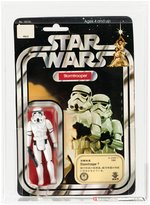 STAR WARS - STORMTROOPER 12 BACK-B AFA 75 EX+/NM (TAKARA STICKER).