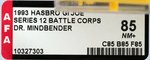 G.I. JOE: A REAL AMERICAN HERO - BATTLE CORPS DR. MINDBENDER SERIES 12 AFA 85 NM+.