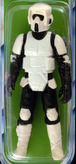 STAR WARS: POWER OF THE FORCE - BIKER SCOUT 92 BACK AFA 80 Y-NM.