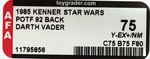 STAR WARS: POWER OF THE FORCE - DARTH VADER 92 BACK AFA 75 Y-EX+/NM.