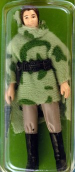 STAR WARS: THE POWER OF THE FORCE - PRINCESS LEIA ORGANA (COMBAT PONCHO) 92 BACK AFA 75 Y-EX+/NM.