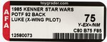 STAR WARS: THE POWER OF THE FORCE- LUKE SKYWALKER (X-WING FIGHTER PILOT) 92 BACK AFA 75 Y-EX+/NM.