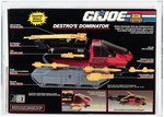 G.I. JOE: A REAL AMERICAN HERO - IRON GRENADIERS - DESTRO'S DOMINATOR SERIES 9 AFA 85 NM+.