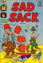 SAD SACK #117 COMIC BOOK COVER ORIGINAL ART BY GEORGE BAKER.